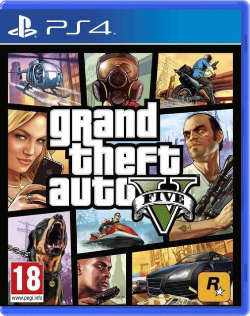 Grand Theft Auto V - Playstation 4 Games