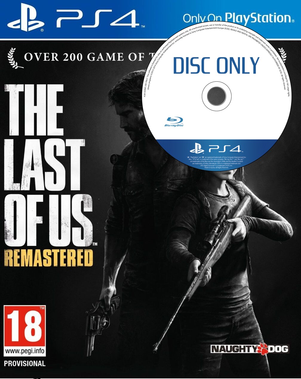 The Last of Us Remastered - Disc Only Kopen | Playstation 4 Games