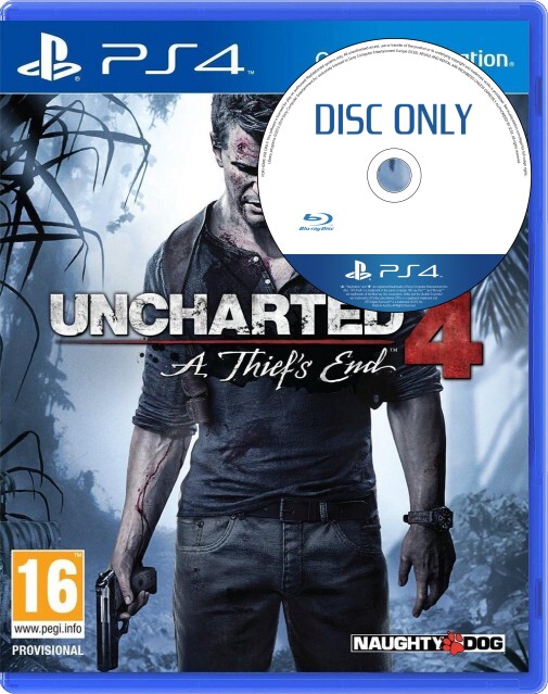 Uncharted 4: A Thief's End - Disc Only Kopen | Playstation 4 Games