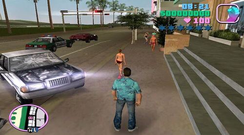 Playstation 2 Screenshot Grand Theft Auto: Vice City