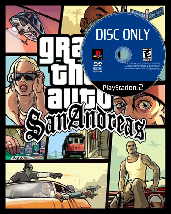 Grand Theft Auto: San Andreas - Disc Only Kopen | Playstation 2 Games